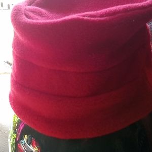 Womans Soft Red Vintage Hat